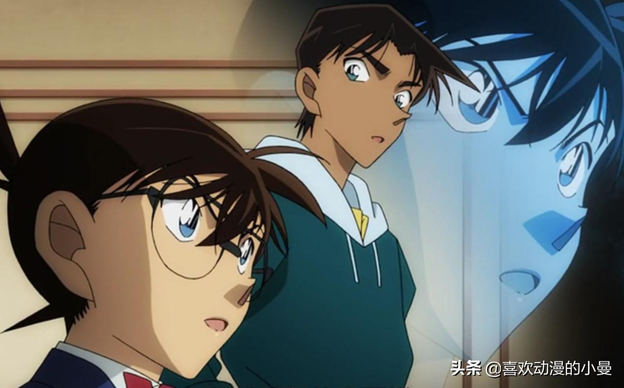 服部平次第一次发现柯南身份,服部平次与柯南超燃瞬间