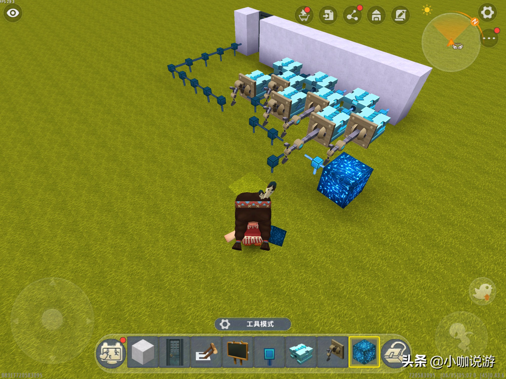 迷你世界高级密码门教学,迷你世界密码门是怎么搞的