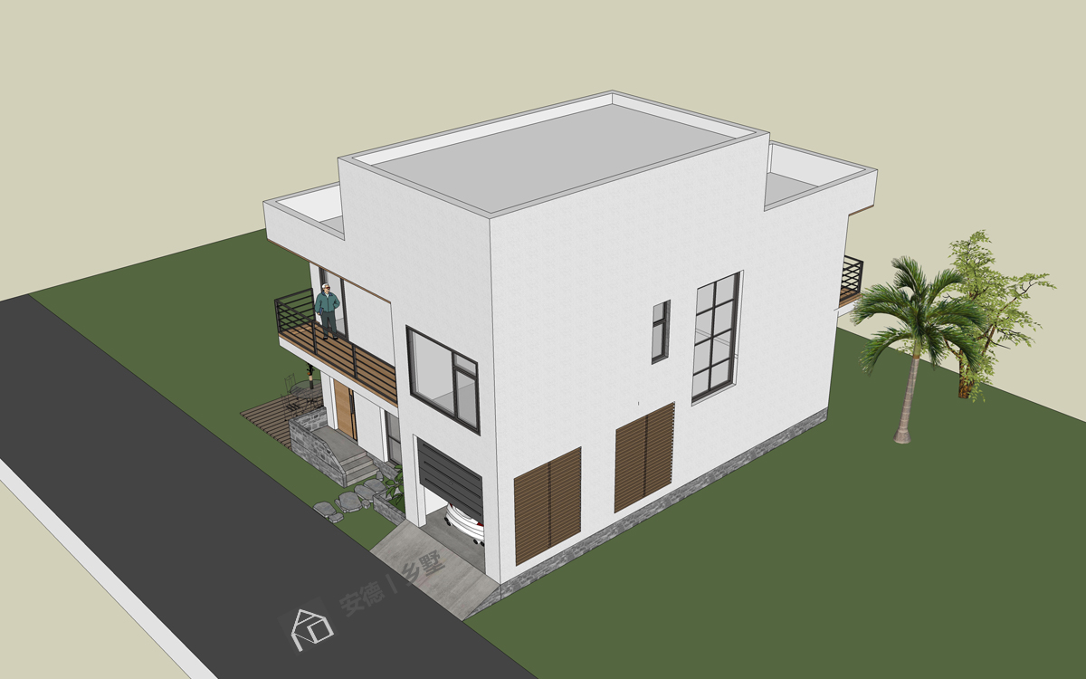 海南一层别墅主体造价,海南文昌13x10米别墅