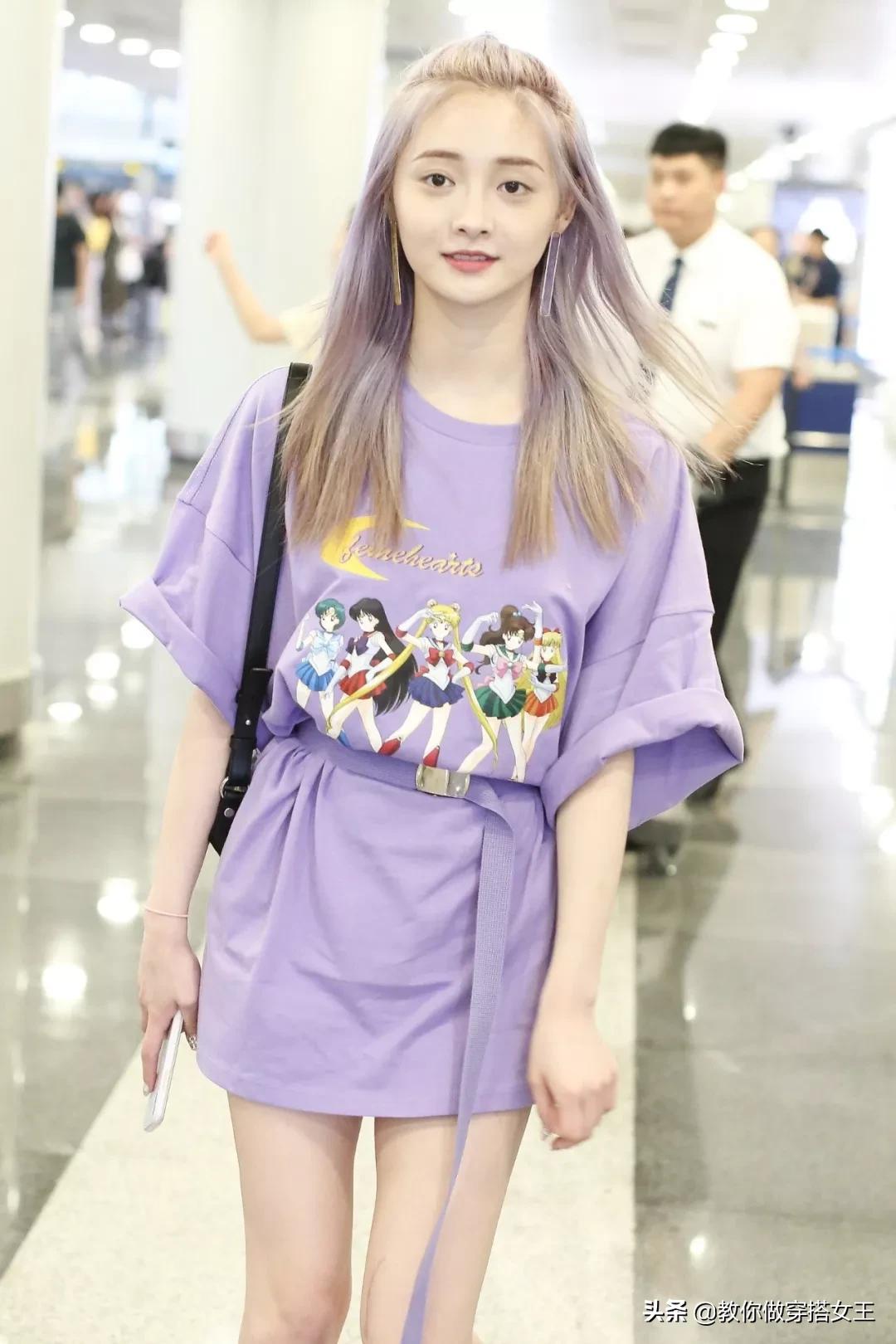 显白3个度以上的发色,显白三个度的粉橘色