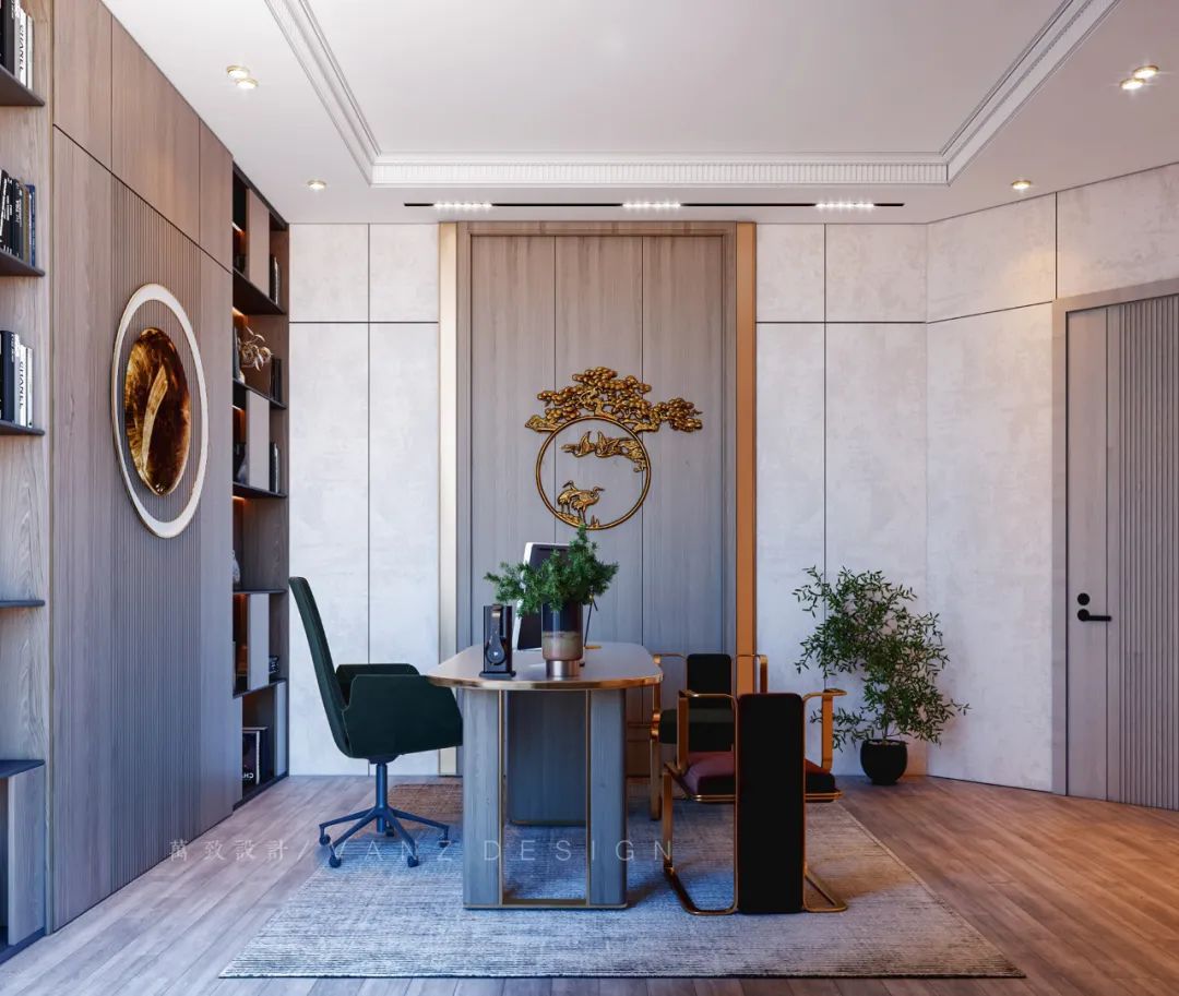 董事长办公室落地窗装修效果图,5000平方董事长办公室装修