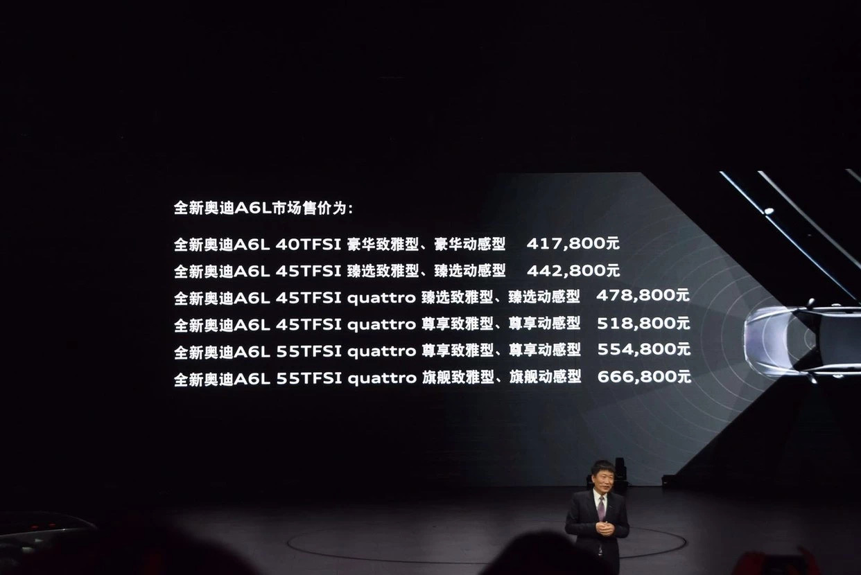 买奥迪a6首付多少,奥迪a6买什么颜色