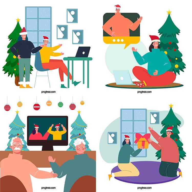 圣诞节主题海报制作图片,圣诞节海报素材和教程视频