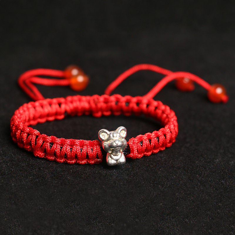 最容易学会的手串打结方法,小叶紫檀手串编绳打结