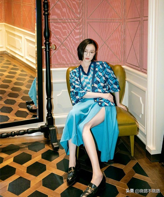 倪妮脸型适合的发型,倪妮电影一刀切短发