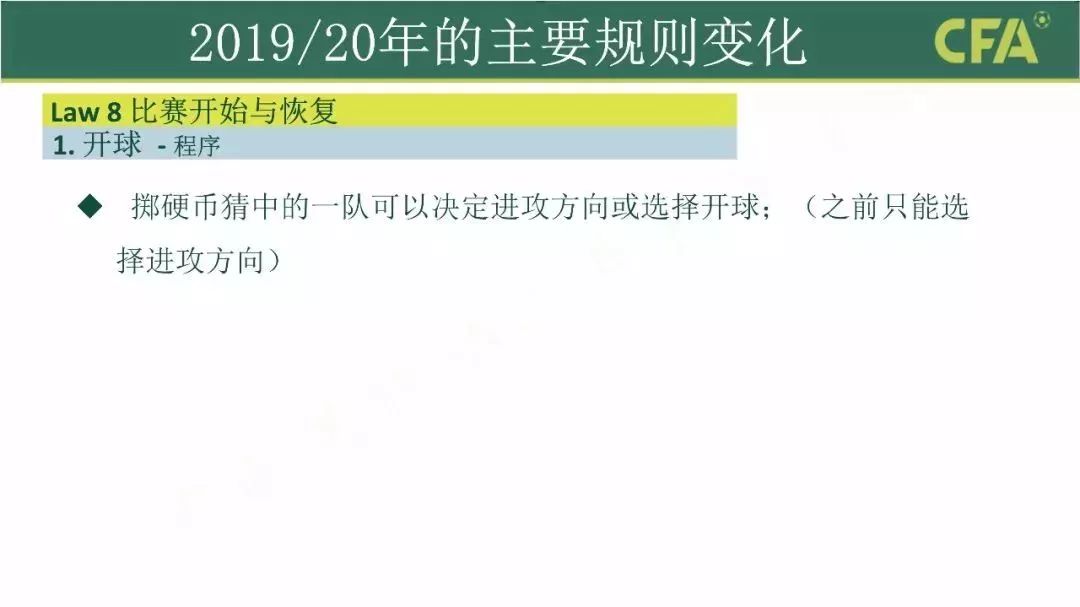 足球人墙新规,足球新规