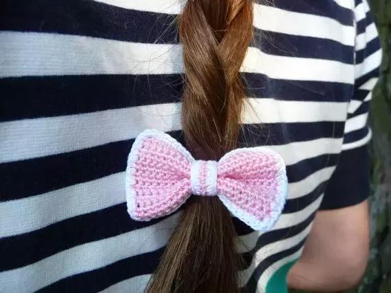 大蝴蝶结钩织教程大全,蝴蝶结的各种钩织教程