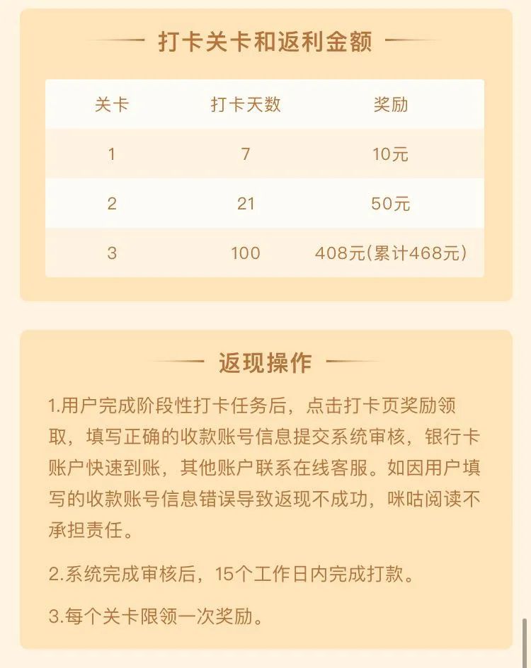 咪咕kindle如何签到,咪咕打卡100天送kindle