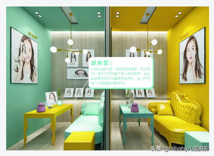 古装摄影店装修设计,儿童摄影装修设计图