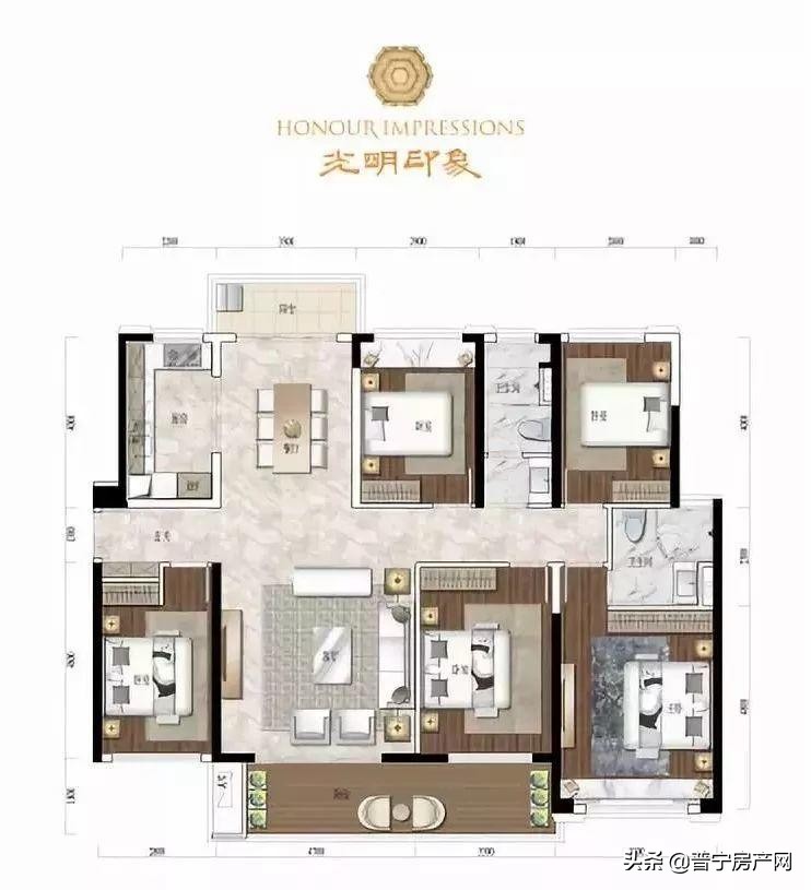 首开售罄，红动普宁！盛迪嘉中心荣耀加推，仅4899-7099元/m²