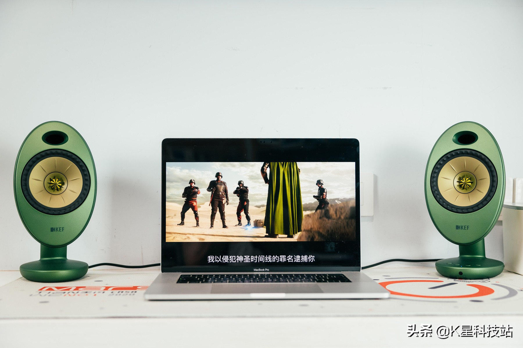 花2K为工作室准备了造型奇特的蛋，KEFEGGDUO有源桌面音箱值吗？