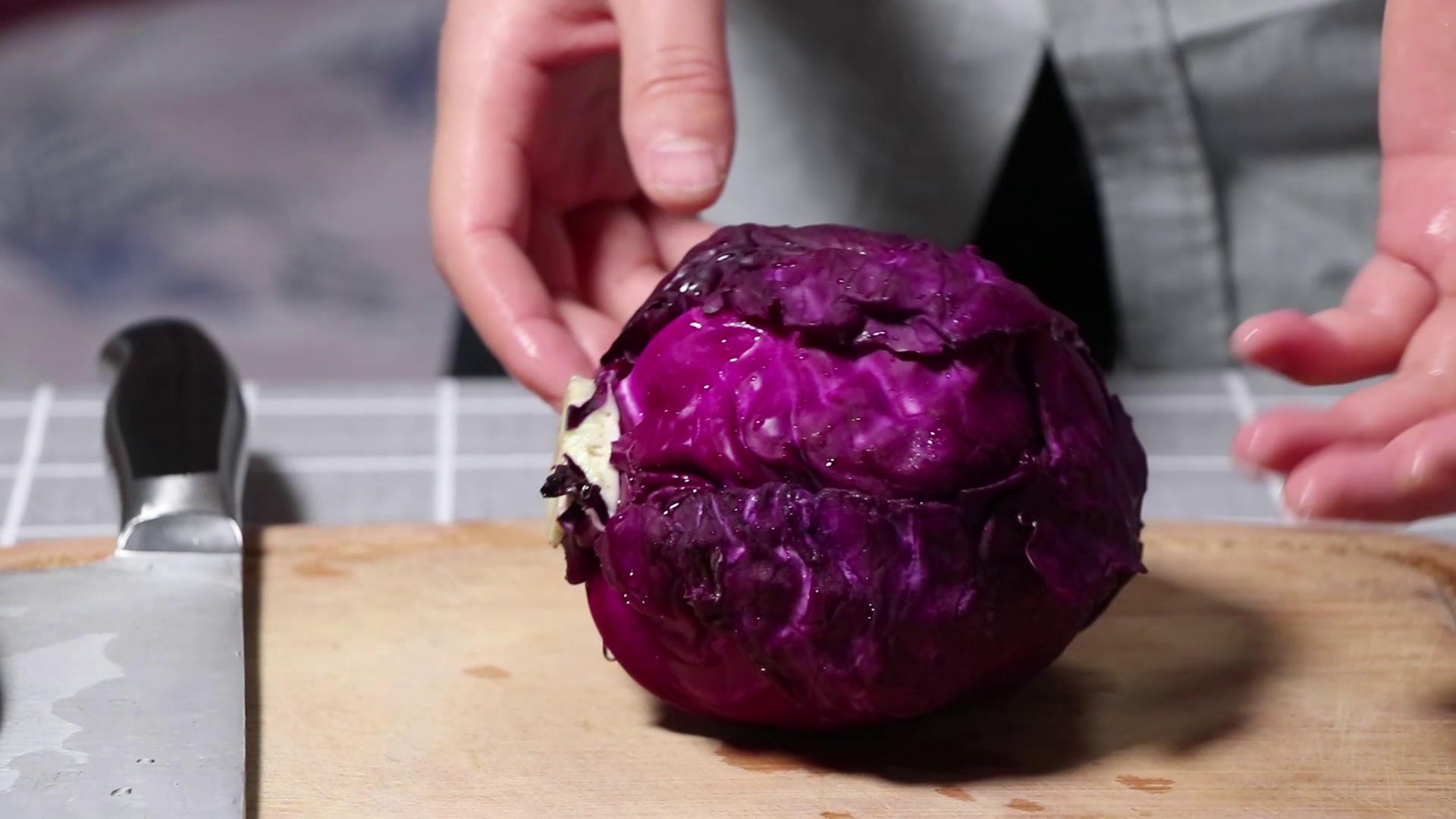 凉拌黄瓜紫甘蓝木耳的做法,凉拌黄瓜紫甘蓝怎么做好吃视频