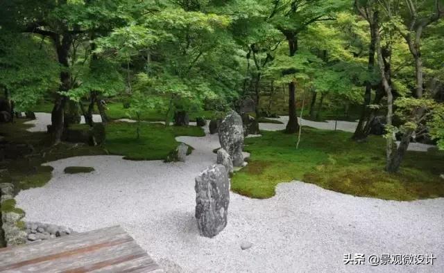 日本最有名枯山水庭院,日本枯山水效果图
