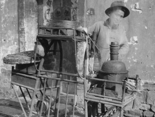 民国上海滩摆摊,中国的地摊文化