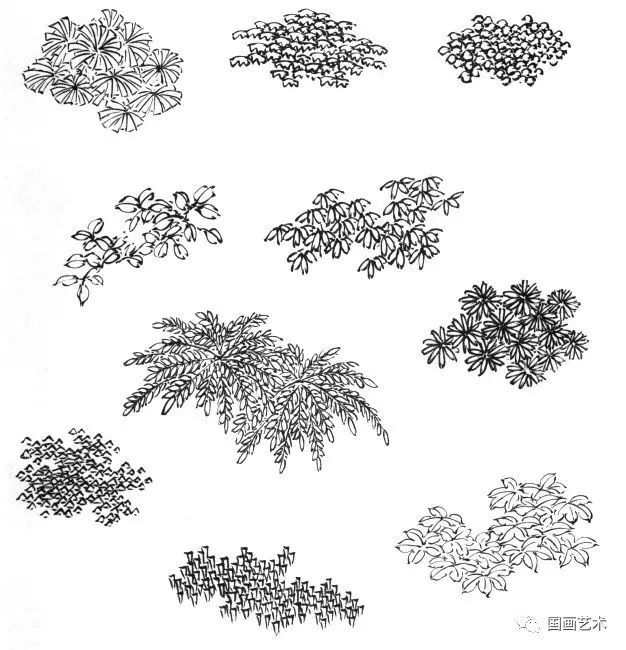 山水画基础技法山石教材,宋元国画山水画基础技法详解
