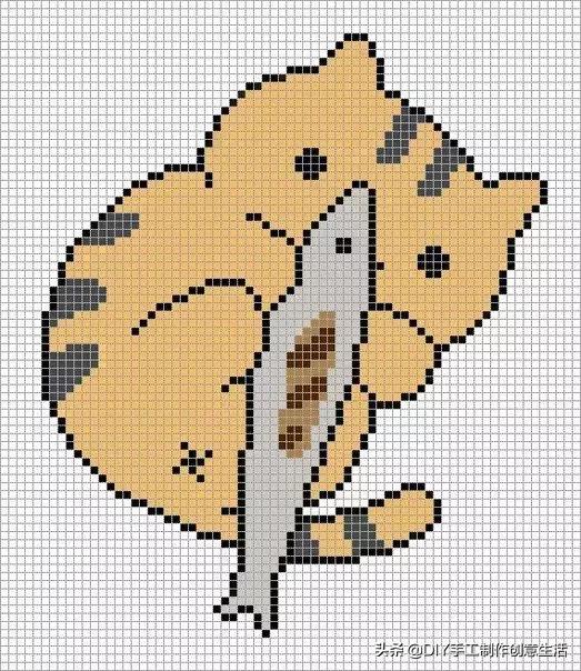 慵懒的猫钩织教程,慵懒的猫的钩织教程