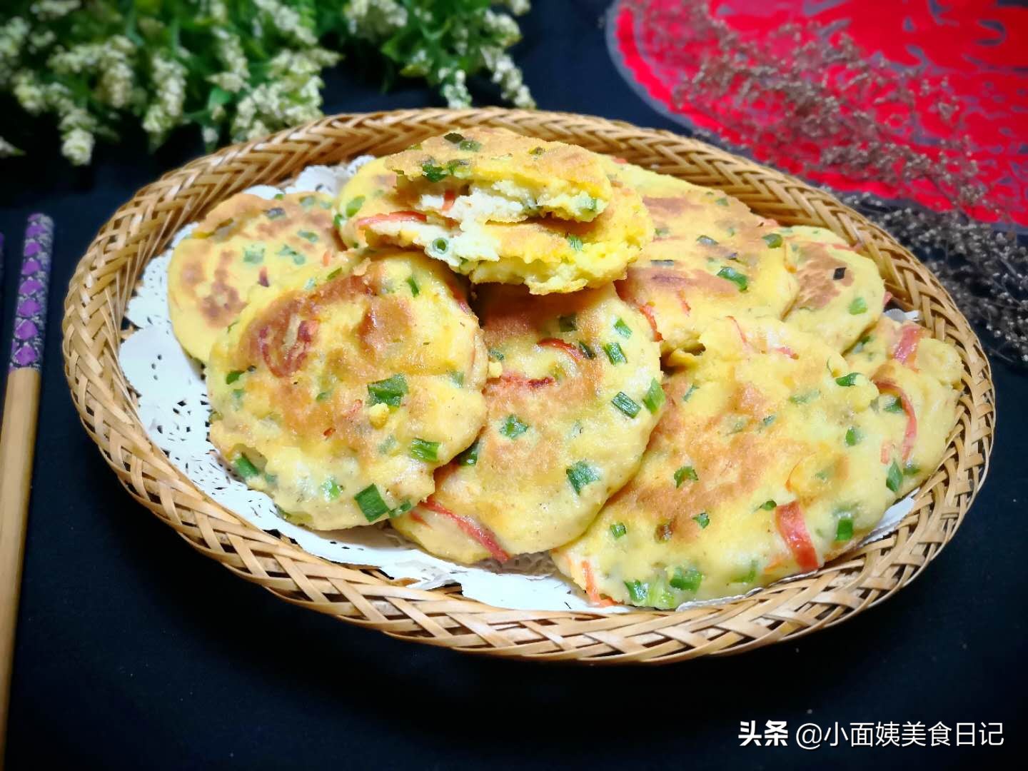 手不沾面全麦发面饼,手不沾面蔬菜饼的做法