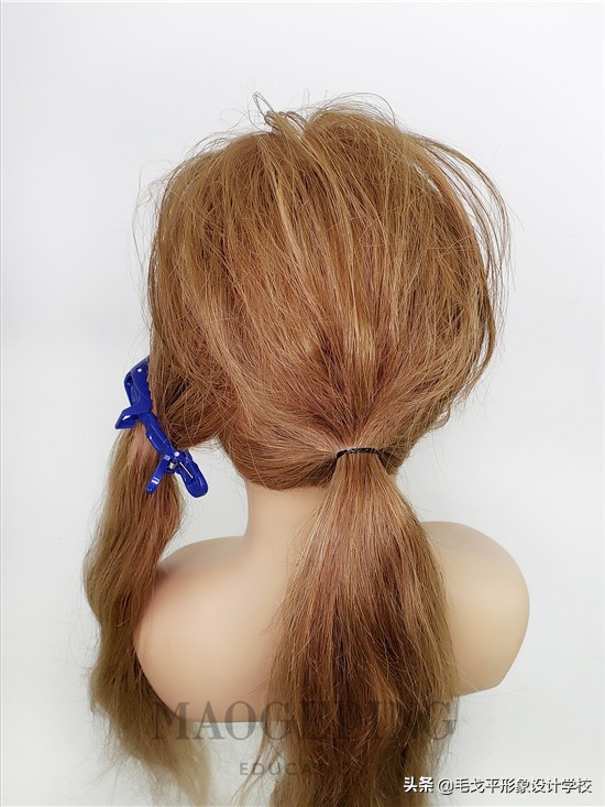 慵懒简单盘发,慵懒简单低马尾