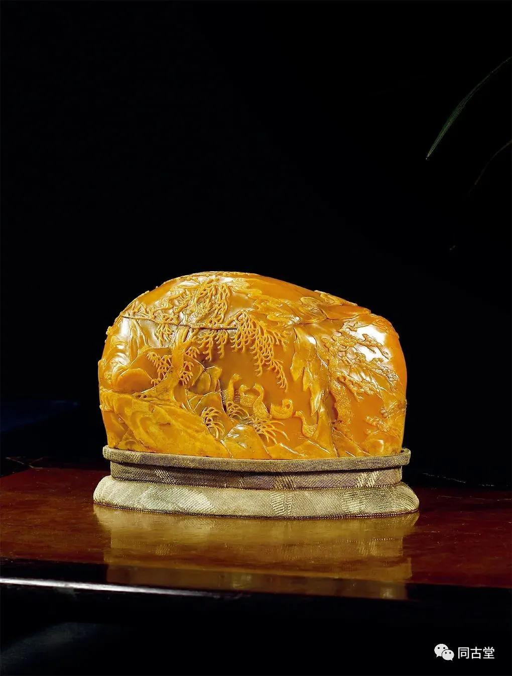 同古堂白田黄,同古堂印章