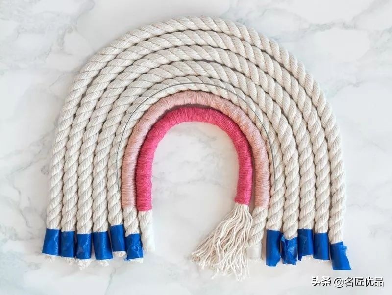 自己在家做家用装饰,diy手工挂毯教程