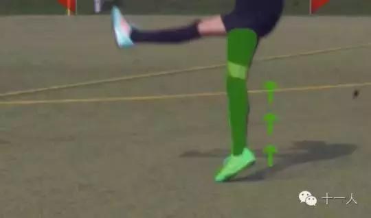 足球技巧射门,夸雷斯马外脚背射门