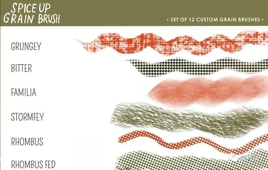 「笔刷」ProcreateApp画笔*载下**-自然生活插画Procreate笔刷