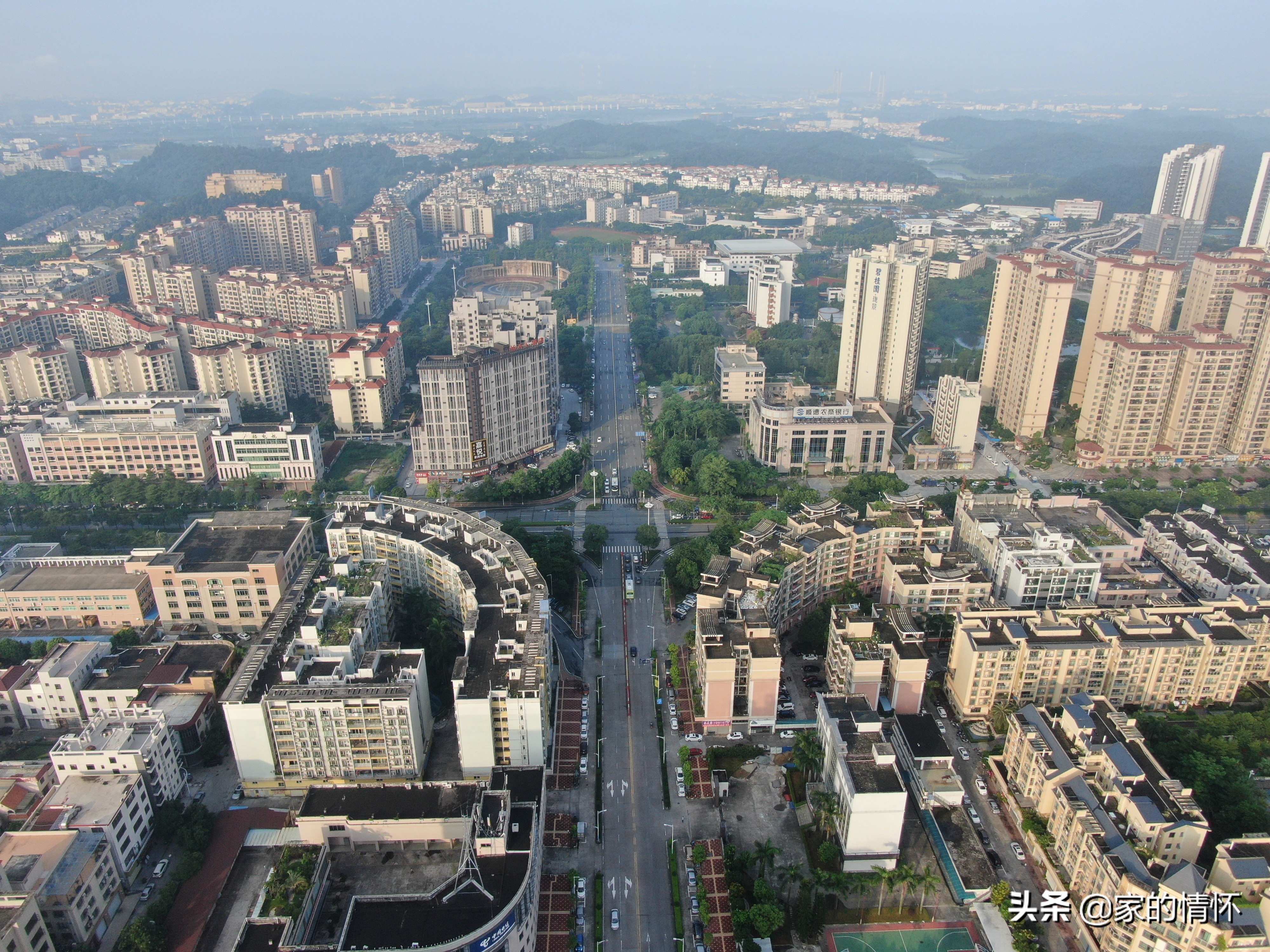 航拍顺德区全景视频,顺德区均安镇航拍