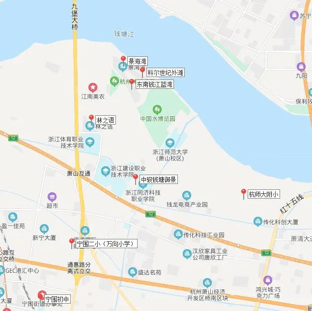 杭州未来科技城对应学区,杭州宁围学区房