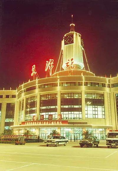 天津百年老街图,百年天津老照片