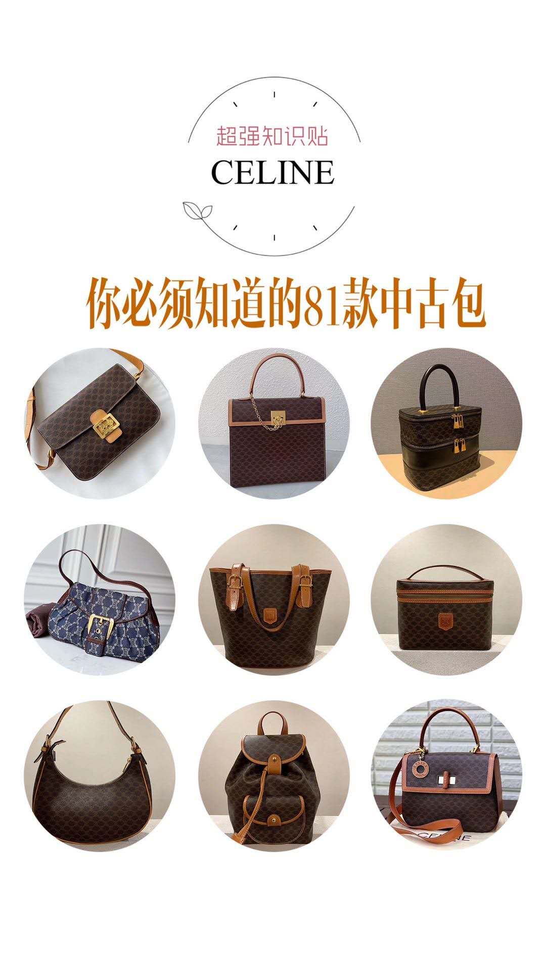 celine塞琳轻奢,塞琳老花vintage