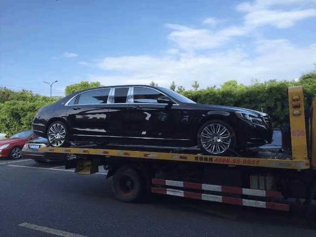 浙江100万的豪车,奔驰s600迈巴赫加长版视频