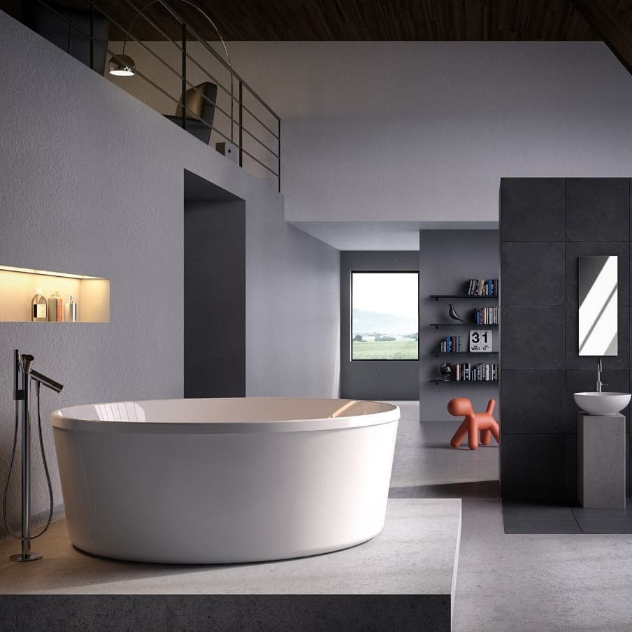 水晶石浴缸,人造石浴缸是什么材料的