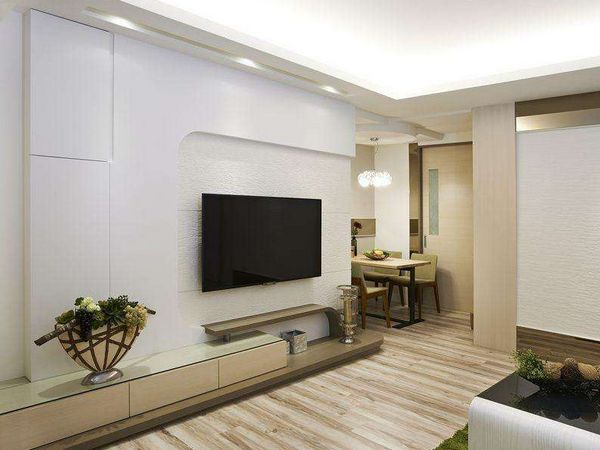 现代简约沙发背景墙与电视背景墙,最新款的电视背景墙效果图