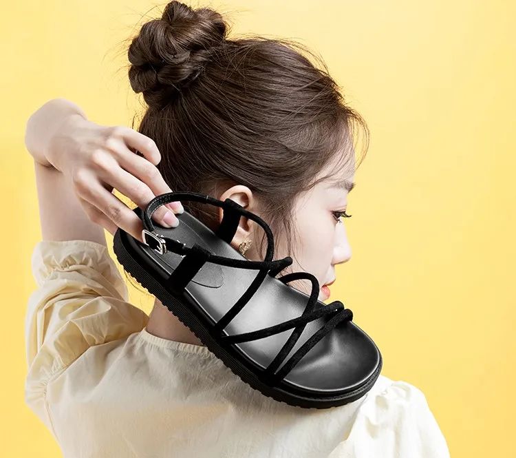 大码休闲女凉鞋新款2022爆款正品,品牌女凉鞋断码清仓特价正品秒杀