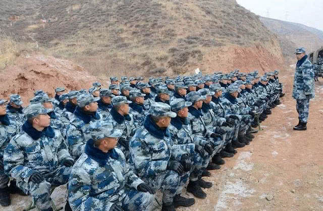 空军防寒皮大衣,空军迷彩军大衣