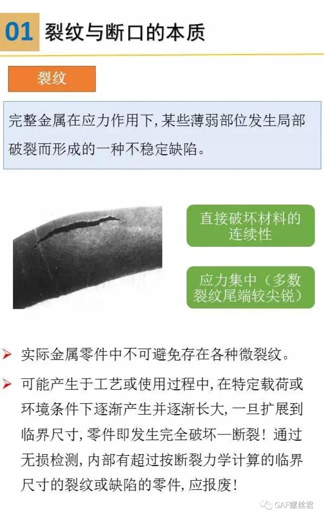 裂纹分析步骤,裂纹与断口分析