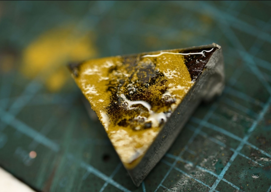 手工制作木质月牙吊坠,手工菱形吊坠的制作方法