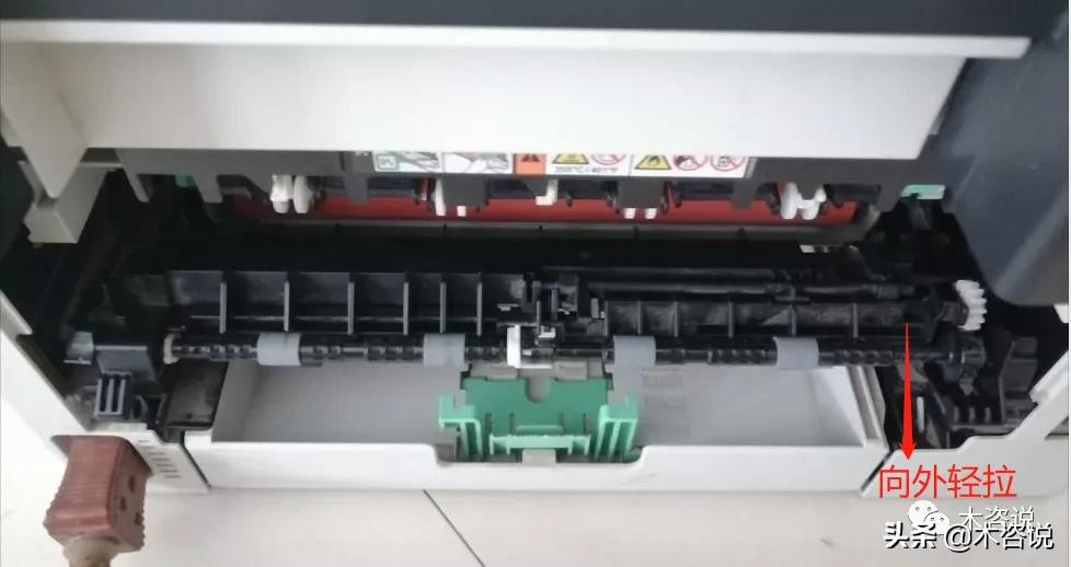 联想m7400打印机内部卡纸怎么办,家用打印机卡纸怎么维修