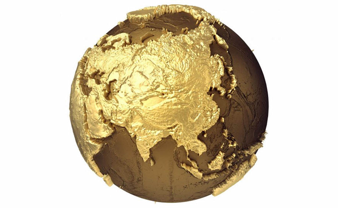 地球有4亿亿吨黄金，人均超550万吨，为什么挖金矿这么难？