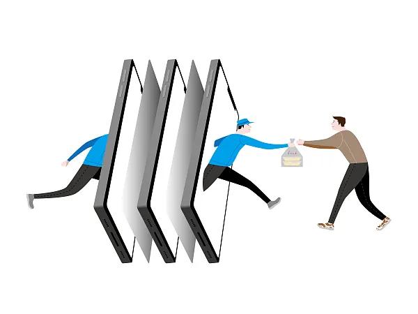 小心跑腿小哥钻空子,跑腿钻空子诈骗案例