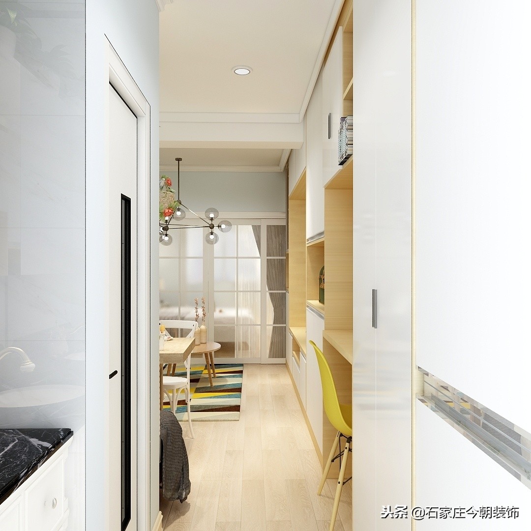 小清新北欧风格电视柜,小清新极简北欧风格