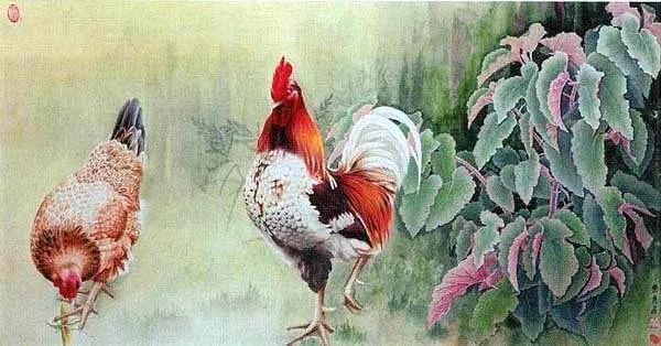 现代工笔重彩人物画,当代工笔重彩人物画