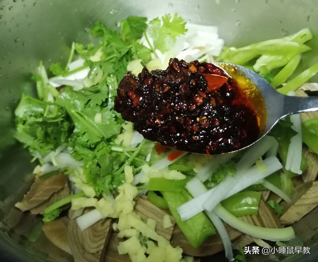 樱花凉拌素火腿,徐州菜凉拌素火腿