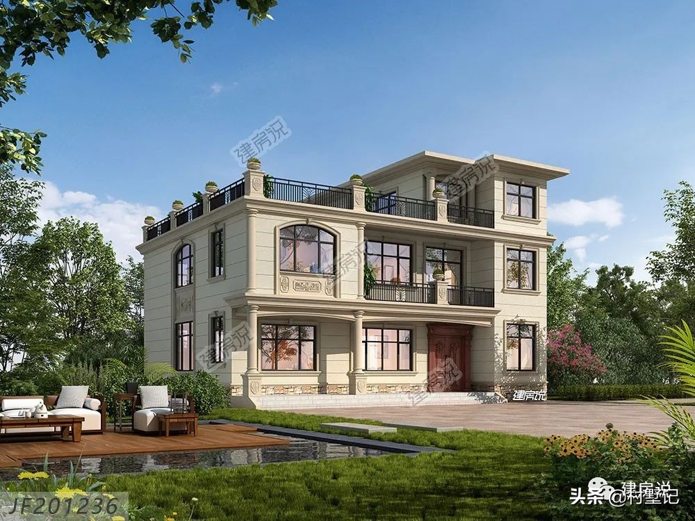 最适合农村三层平顶别墅,10套适合农村自建小别墅