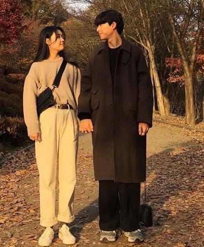 一对很火韩国情侣的日常,韩国很火的一对情侣写真照