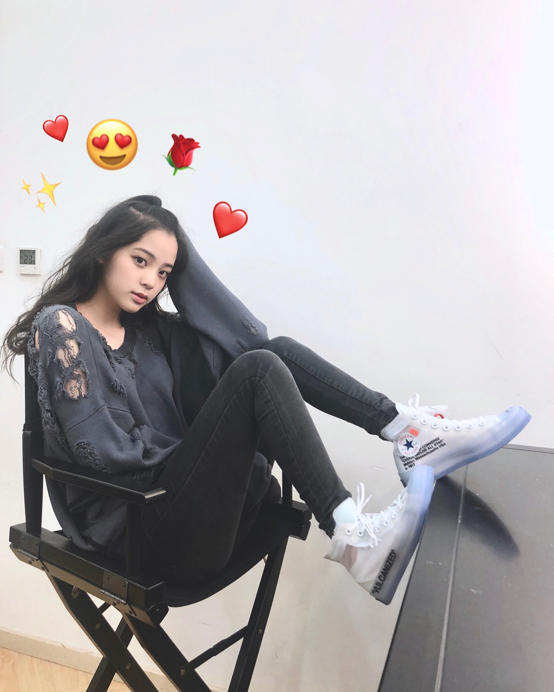 欧阳娜娜经典款匡威,谁不想成为欧阳娜娜