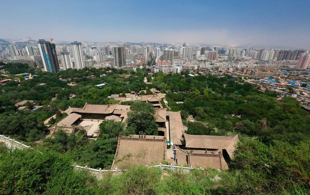 兰州五泉山景点手绘图,兰州五泉山人文公园