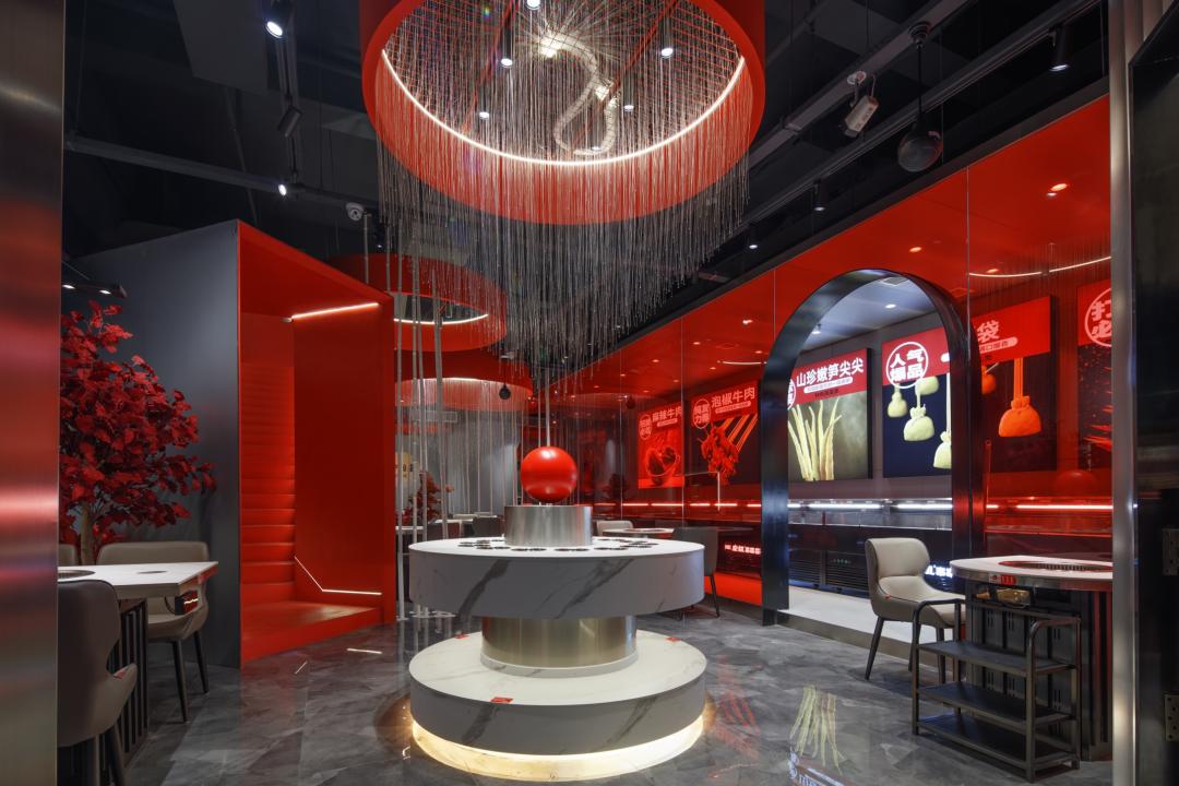 串串香空间设计,餐饮空间设计火锅店案例