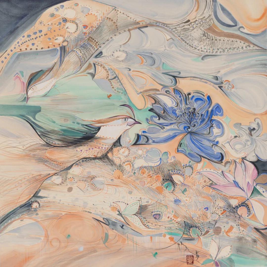 赵怡文中国画作品展,江苏书画院名家