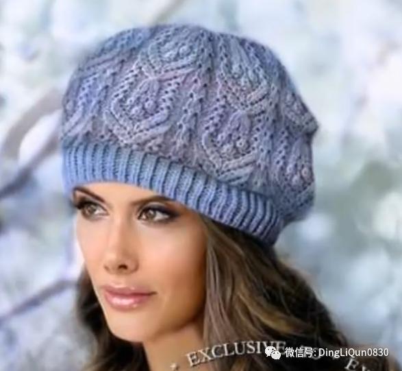 针织帽子简单款好看的,纯手工针织年轻人戴的帽子教程